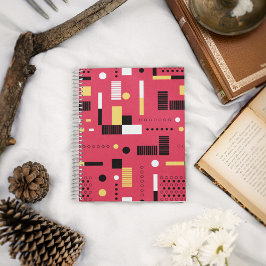 ジオメトリポルカストライプ ノートブック