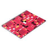 ジオメトリポルカストライプ ノートブック (左側)