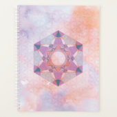 ジオメトリメタトロンの立方体の神聖なジオメトリ プランナー手帳 (正面)