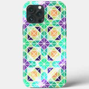 ジオメトリモザイクデザインケース – メイトiPhoneケース iPhone 13 Pro Maxケース