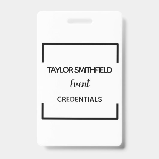 ジオメトリモダンックバッジVIPラニヤーカスタムドパス バッジ (Front)