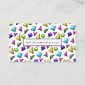 ジオメトリモダン三角法のレッスン 名刺 (裏面)