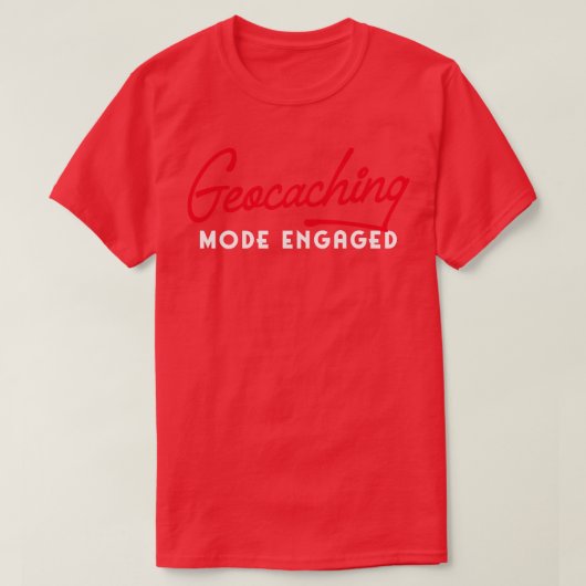 ジオメトリモード婚約した Tシャツ (デザイン正面)