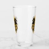 ジオメトリライオン頭茶 タンブラーグラス (左)