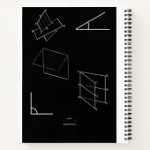 ジオメトリラインノートブック ノートブック (裏面)