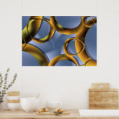 ジオメトリレッスン ポスター (キッチン)