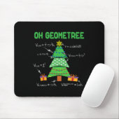 ジオメトリー 幾何学 数学 科学の先生 クリスマス マウスパッド (マウス)