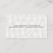 ジオメトリ三角形パターン | モダン 名刺 (裏面)