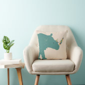 ジオメトリ三角形ライノクッション クッション (椅子)