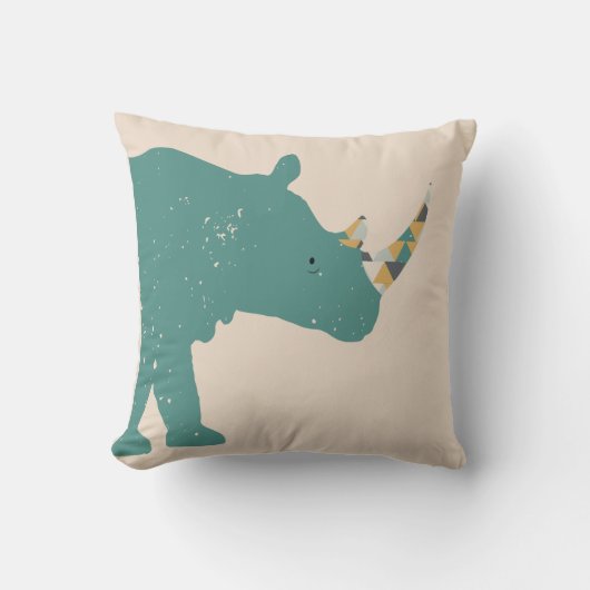 ジオメトリ三角形ライノクッション クッション (正面)