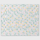 ジオメトリ三角形 ラッピングペーパー (フラット)