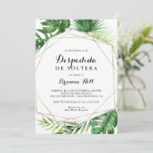 ジオメトリ変換先スペインのブライダルシャワー 招待状 (スタンド正面)