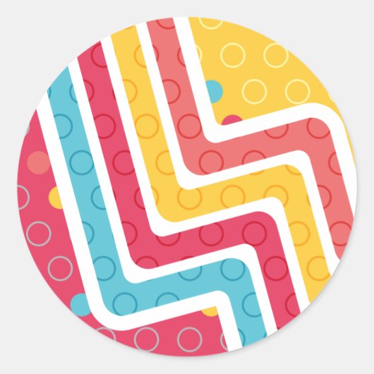 ジオメトリ姿の作成 ラウンドシール (正面)