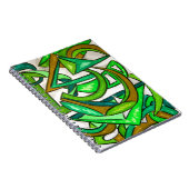 ジオメトリ宿題 – 抽象芸術アート絵を描ハンド ノートブック (右側)