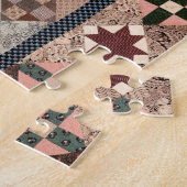 ジオメトリ形状のキルト ジグソーパズル (側面)