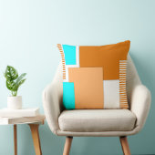 ジオメトリ形状の切り取り紙 クッション (椅子)