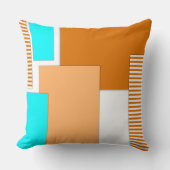 ジオメトリ形状の切り取り紙 クッション (正面)