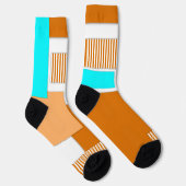 ジオメトリ形状の切り取り紙 ソックス (右)