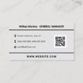 ジオメトリ形状建築サイト  名刺 (裏面)