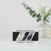 ジオメトリ形状建築サイト  名刺 (スタンド正面)