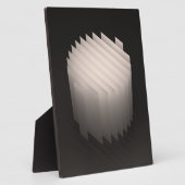 ジオメトリ形状3D：円柱 フォトプラーク (側面)