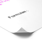 ジオメトリ数学ポスター：円のプロパティ ポスター (角)