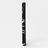 ジオメトリ白円黒モダン抽象芸術 Case-Mate iPhoneケース (裏面/左)