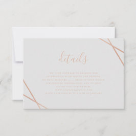 ジオメトリ縁どRSVPカード 出欠カード