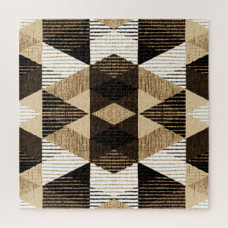 ジオメトリ繰り返し:テクスチャ付き背景デザイン ジグソーパズル
