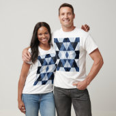 ジオメトリ繰り返し:テクスチャ付き背景 Tシャツ (ユニセックス)