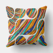 ジオメトリ装飾用クッショングラフィックス クッション (裏面)