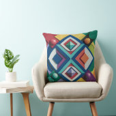ジオメトリ装飾用クッション クッション (椅子)