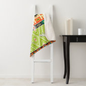 ジオメトリ要素を含むシームレスなトライバルパターン シェルパブランケット (インサイチュ)