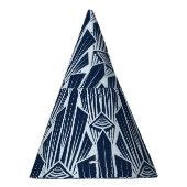 ジオメトリ要素：スタイル化パタモダンーン パーティーハット (右)