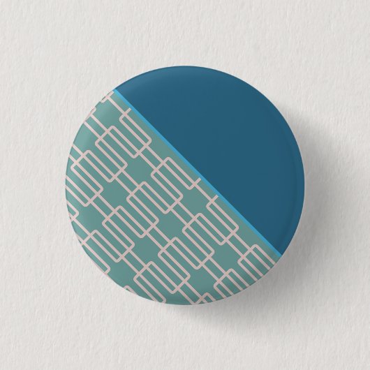 ジオメトリ1抽象芸術パターン 缶バッジ (正面)