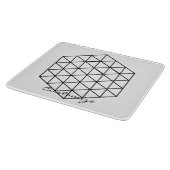 ジオメトリ3-D立方体Thunder_Cove カッティングボード (角)