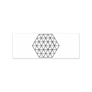 ジオメトリ3-D立方体Thunder_Cove ラバースタンプ