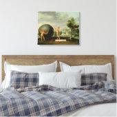 ジオメトリ キャンバスプリント (インサイチュ (寝室))