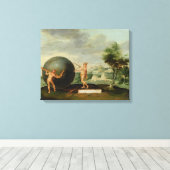 ジオメトリ キャンバスプリント (インサイチュ (ウッドフロア))