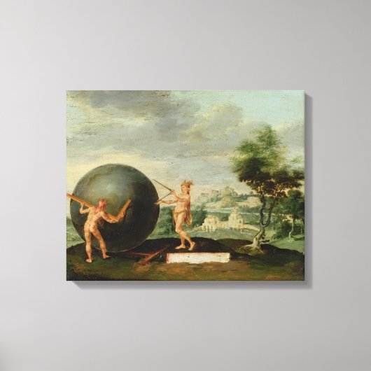 ジオメトリ キャンバスプリント (正面)