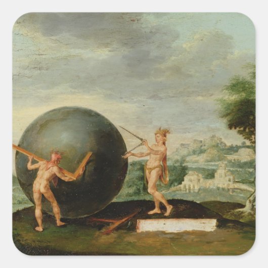 ジオメトリ スクエアシール (正面)