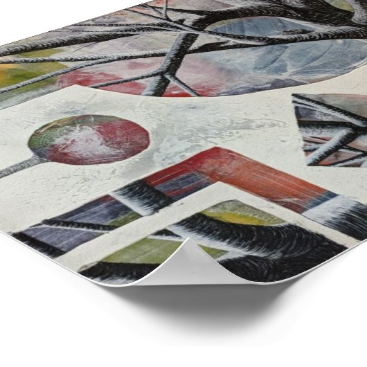 ジオメトリ ポスター (角)