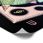 ジオメトリ ポスター (角)