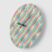 ジオメトリ、抽象芸術。 ラージ壁時計 (傾斜)