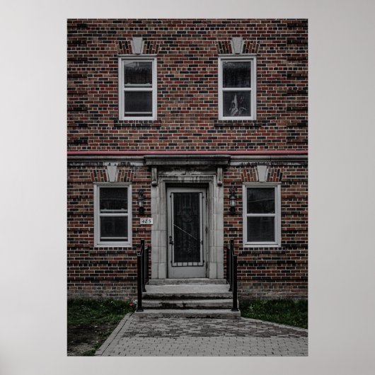 ジオメトリNo 36色バージョン ポスター (正面)