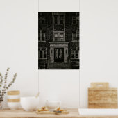 ジオメトリNo 7旧フィルムバージョン ポスター (キッチン)