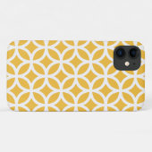 ジオメト太陽のリイエローiPhone、プラスおよびProケース Case-Mate iPhoneケース (裏面(横))