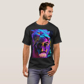 ジオメト威厳のあるリオン頭アイソメ Tシャツ (正面フル)