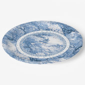 ジオメト縁どリの陶器のパターン名ID1094 ペーパープレート (アングル)