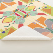 ジオメト芸術的リ：シームレカラフルスパターン シェルパブランケット (3/4)